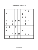 Sudoku - Medium A417 Print Puzzle