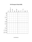 Nonogram - 10x10 - A208 Print Puzzle