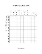 Nonogram - 10x10 - A253 Print Puzzle