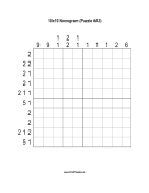 Nonogram - 10x10 - A3