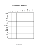 Nonogram - 15x15 - A105 Print Puzzle