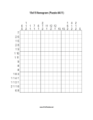 Nonogram - 15x15 - A11 Print Puzzle