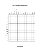 Nonogram - 15x15 - A141 Print Puzzle