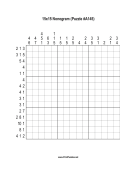 Nonogram - 15x15 - A145 Print Puzzle