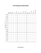 Nonogram - 15x15 - A148 Print Puzzle