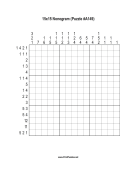 Nonogram - 15x15 - A149 Print Puzzle