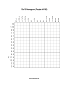 Nonogram - 15x15 - A156 Print Puzzle