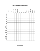 Nonogram - 15x15 - A160 Print Puzzle