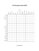 Nonogram - 15x15 - A203 Print Puzzle