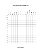Nonogram - 15x15 - A208 Print Puzzle