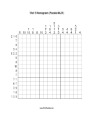 Nonogram - 15x15 - A21 Print Puzzle