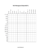 Nonogram - 15x15 - A211 Print Puzzle