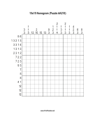 Nonogram - 15x15 - A218 Print Puzzle