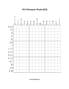 Nonogram - 15x15 - A22 Print Puzzle