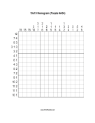 Nonogram - 15x15 - A34 Print Puzzle