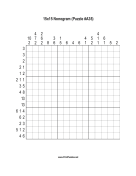 Nonogram - 15x15 - A35 Print Puzzle