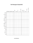 Nonogram - 15x15 - A37 Print Puzzle