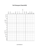 Nonogram - 15x15 - A53 Print Puzzle