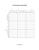 Nonogram - 15x15 - A60 Print Puzzle