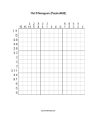 Nonogram - 15x15 - A62 Print Puzzle