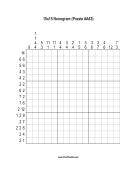 Nonogram - 15x15 - A63 Print Puzzle