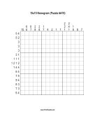 Nonogram - 15x15 - A70 Print Puzzle