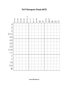 Nonogram - 15x15 - A79 Print Puzzle