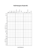 Nonogram - 15x20 - A1 Print Puzzle