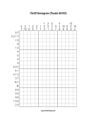 Nonogram - 15x20 - A102 Print Puzzle