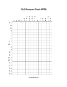 Nonogram - 15x20 - A108 Print Puzzle