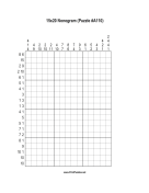 Nonogram - 15x20 - A110 Print Puzzle