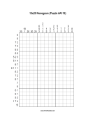 Nonogram - 15x20 - A119 Print Puzzle