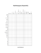 Nonogram - 15x20 - A12 Print Puzzle