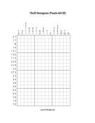 Nonogram - 15x20 - A120 Print Puzzle