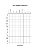 Nonogram - 15x20 - A126 Print Puzzle
