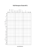 Nonogram - 15x20 - A13 Print Puzzle