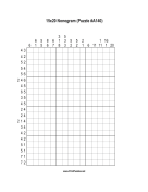 Nonogram - 15x20 - A140 Print Puzzle