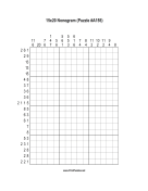 Nonogram - 15x20 - A155 Print Puzzle