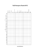 Nonogram - 15x20 - A157 Print Puzzle