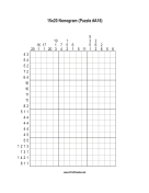 Nonogram - 15x20 - A16 Print Puzzle