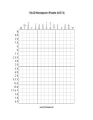 Nonogram - 15x20 - A174 Print Puzzle