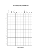 Nonogram - 15x20 - A176 Print Puzzle