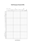 Nonogram - 15x20 - A199 Print Puzzle