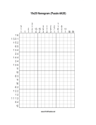 Nonogram - 15x20 - A20 Print Puzzle