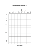 Nonogram - 15x20 - A21 Print Puzzle