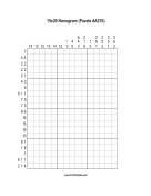 Nonogram - 15x20 - A210 Print Puzzle