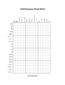 Nonogram - 15x20 - A212 Print Puzzle