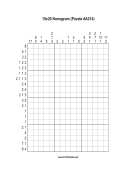 Nonogram - 15x20 - A214 Print Puzzle