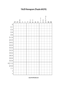 Nonogram - 15x20 - A216 Print Puzzle