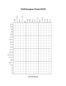 Nonogram - 15x20 - A218 Print Puzzle
